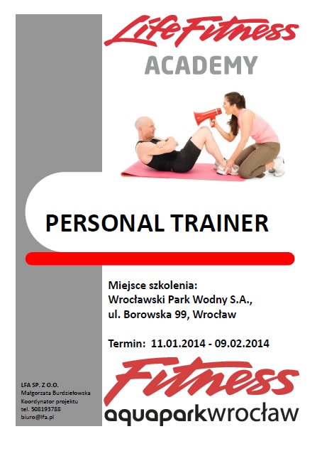 Lfa – szkolenie „Trener Personalny”